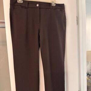 New York & Co Chocolate Brown Pants 10 Tall New w/o tags